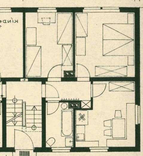 Bel appartamento di 2 locali nel cuore di Vöhringen con riscaldamento centralizzato – Grundriss