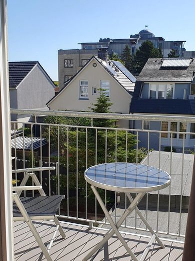 Balkon mit kleiner Deichsicht