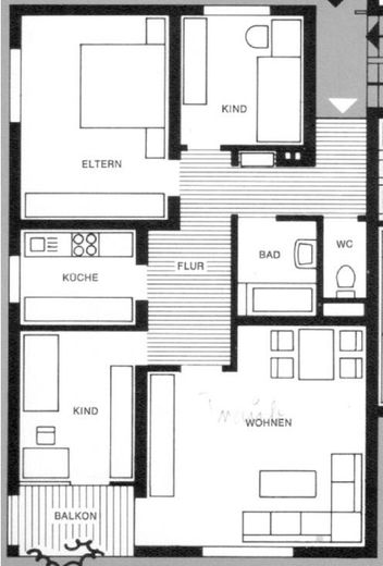 First occupancy after core renovation: 4-room apartment with PV tenant electricity & underground parking space in S-Heumaden – Foto 20