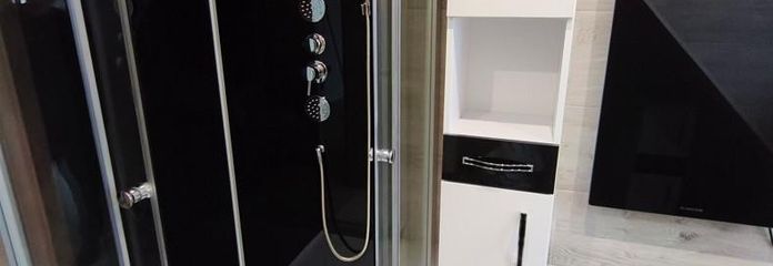 Dusche + Handtuchheizung