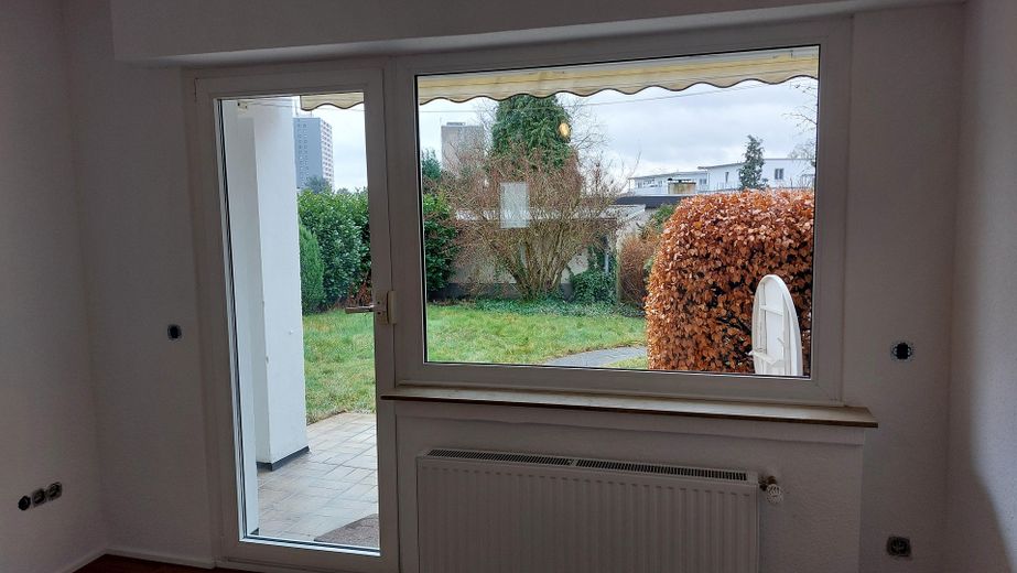 Blick aus dem Schlafzimmer