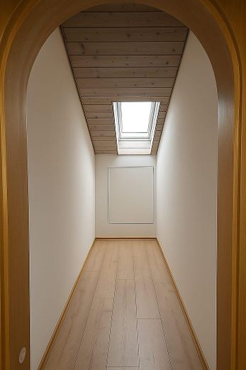 Garderobe,  Zugang Dachboden 