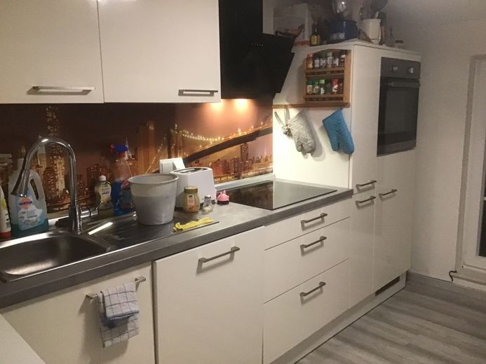Attraktives Haus mit 2 Wohneinheiten,Idyllisch, Ruhig am Wald,Sauna,Kaminofen – Geschirrspüler,Backofen,Cerankochf.Kühlschrank usw.