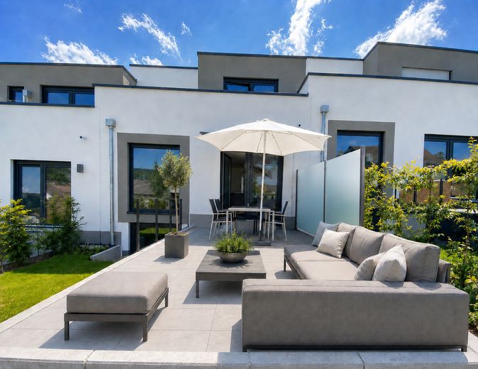 Exklusives Gartenhofhaus mit Garten, 2 Tiefgaragenstellplätzen und moderner Energietechnik – Garten