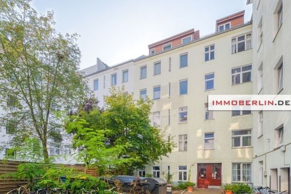 IMMOBERLIN.DE - Ruhige Altbauwohnung mit hellem Ambiente im Schillerkiez