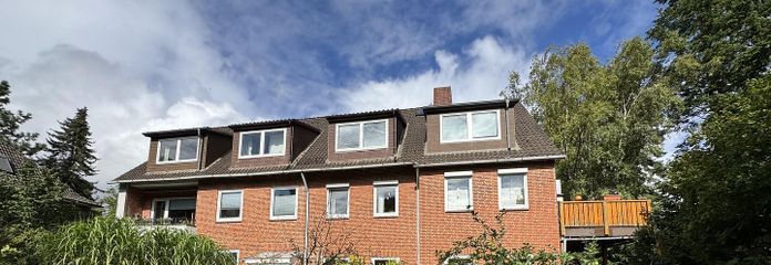 Hamburg: Vollvermietetes Mehrfamilienhaus – 515 m² für 2.815 €/m² – Faktor 28,36 – provisionsfrei – Gartenansicht