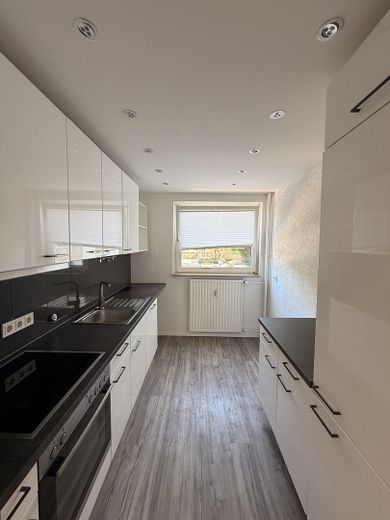 Vollständig renovierte Wohnung mit drei Zimmern sowie Balkon und Einbauküche in Salzgitter – Küche