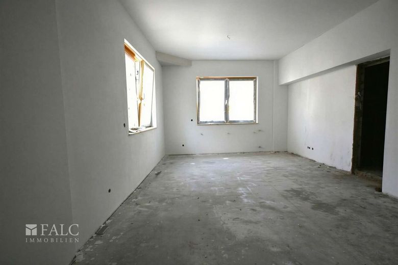 Hausrenovierung: 5x Wohnungen in Vermietung – EG-Whg.5: 1x Wohnzimmer - (KI generiert)