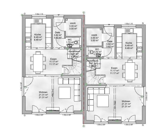 Doppelhaushälfte Nr. 7(rechts)