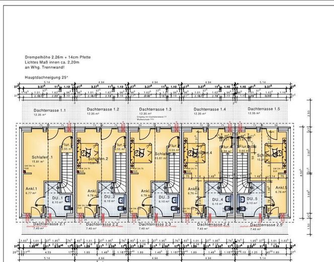 Casa a schiera moderna con la massima qualità abitativa, standard KfW 55 – Foto 21