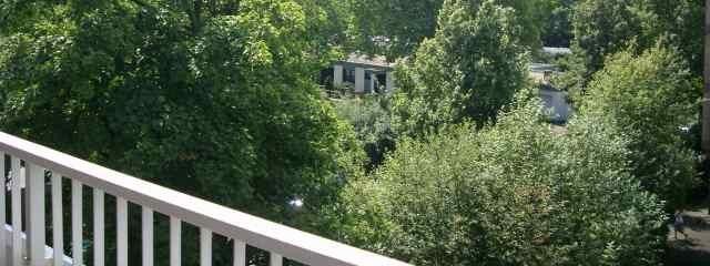 Blick vom Balkon