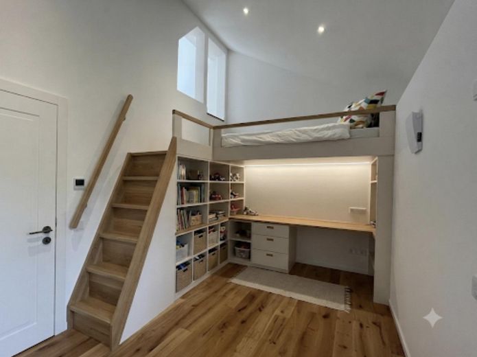 Erstbezug: Niedrigenergiehaus in Düsseldorf-Kalkum, provisionsfrei, Süd-West-Lage – Einrichtungsvariante