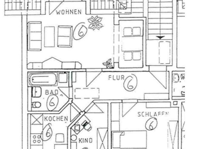 + + + attraktive 3-Zimmer DG Wohnung mit Balkon zur Westseite + + + – Foto 1
