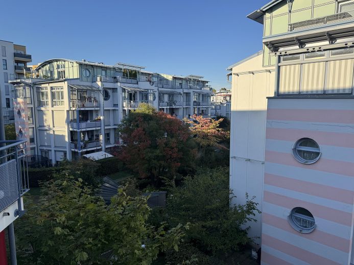 Blick vom Balkon