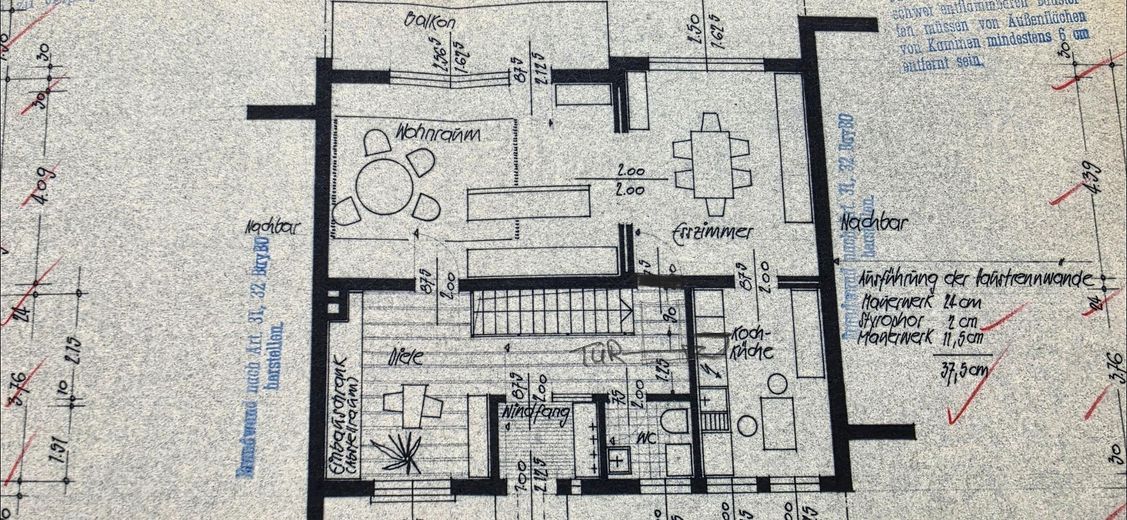 Idillio familiare spazioso a Ebern – completamente ristrutturato nel 2007 e confortevole – Grundriss EG