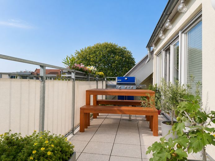 Provisionsfrei: Wohnen über den Dächern Berlins - stilvoll, lichtdurchflutet & außergewöhnlich ruhig – Terrasse