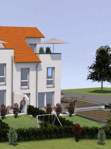Reihenendhaus in Ellwangen – Außenansicht Süd