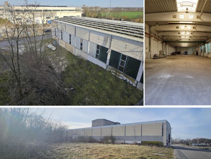 Gewerbegrundstück mit pfeilerfreier Lager- und Produktionshalle, Straßen-Zufahrt vorhanden – Foto 1