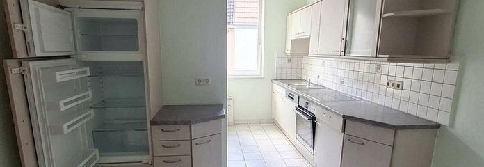 شقة من 3 غرف تشمل مطبخًا مجهزًا / 790 يورو شامل التدفئة – Küche