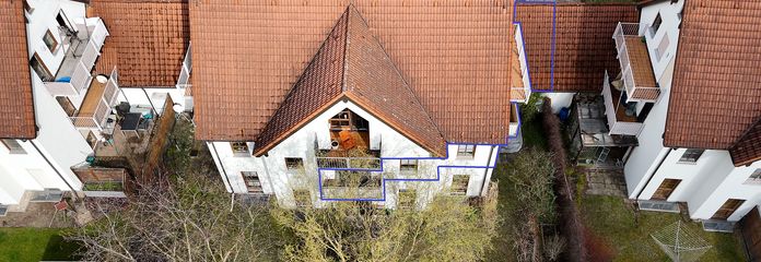 4-Zimmer-OG-ETW, 87qm, unvermietet, 3 Balkone, EBK, Duplexstellplatz, provisionsfrei