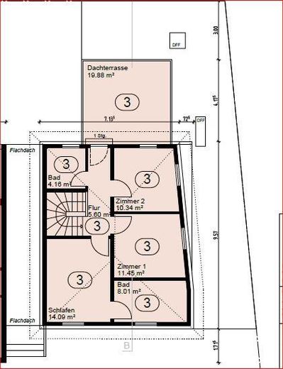 Top Lage  4-Zi. Maisonette mit Dachgarten, klimatisiert! – OG