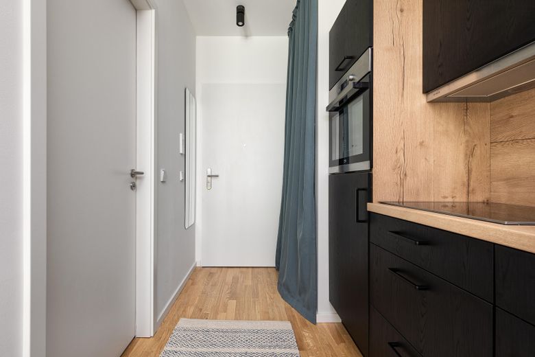 Berlin-Mitte'de özel teraslı modern daire – hemen taşınmaya hazır ve komisyonsuz – Flur