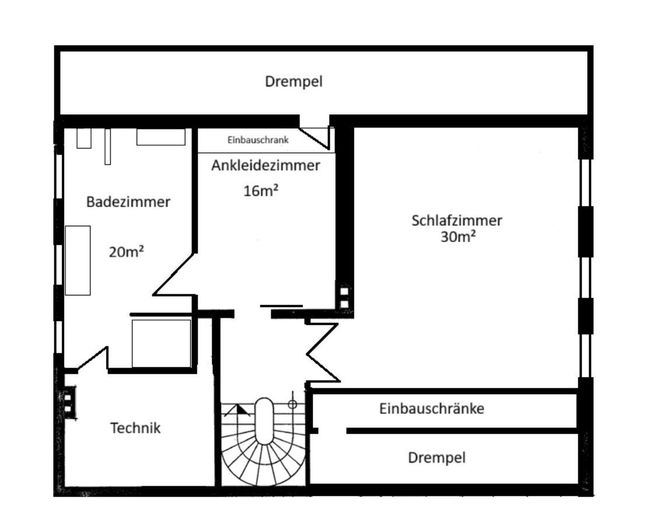 Traumhaftes Einfamilienhaus mit Einliegerwohnung in Grabenstätt – Grundriss OG