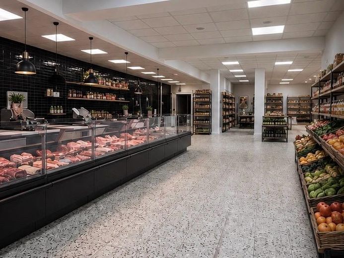 250 m² Einzelhandel – Ideal für Supermarkt, Gastronomie, Fitnessstudio oder Ähnliches – Beispiel Supermarkt