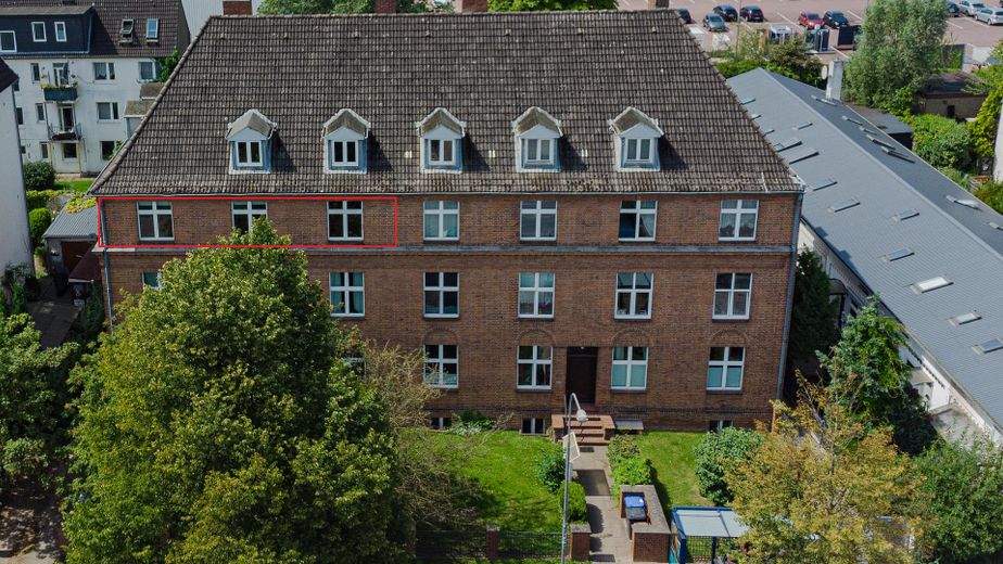 Frontansicht mit Markierung
