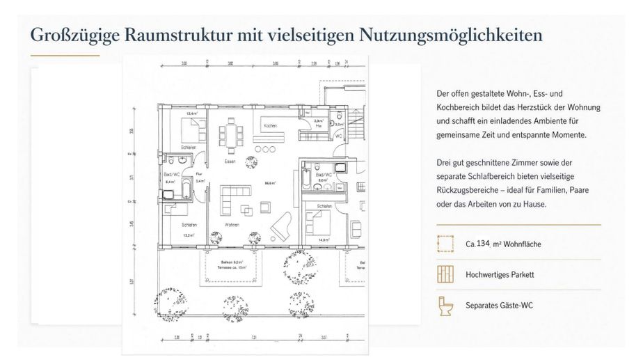XXL loft with 134 m² living space, terrace & 170 m² private garden – Foto 6
