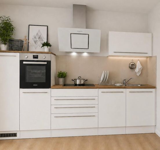 Première occupation après rénovation - appartement de 3 pièces au Schmölderpark – Küche