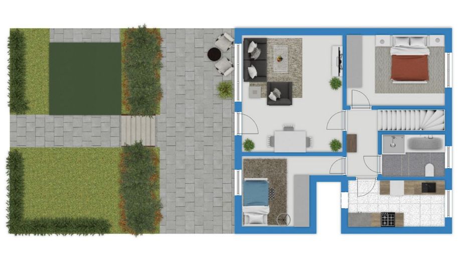 Handwerker aufgepasst! Einfamilienhaus mit Pool und Garage in Delitz am Berge – Grundriss OG