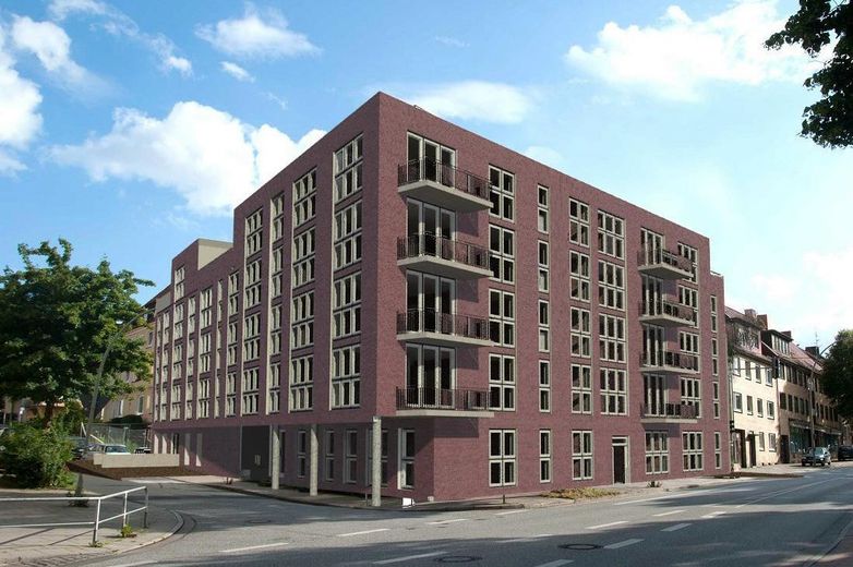 Appartement 2 pièces avec balcon – Hausansicht