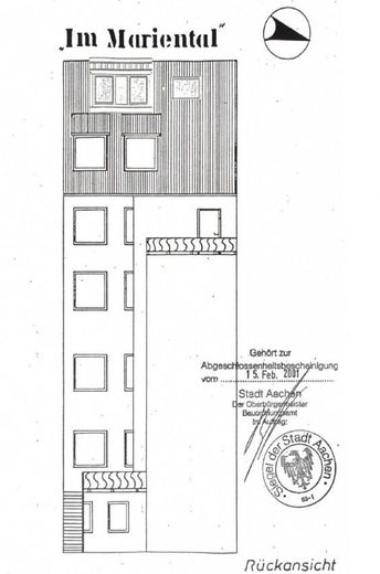 Apartment with historic flair in a prime downtown location – Ansicht Rückseite