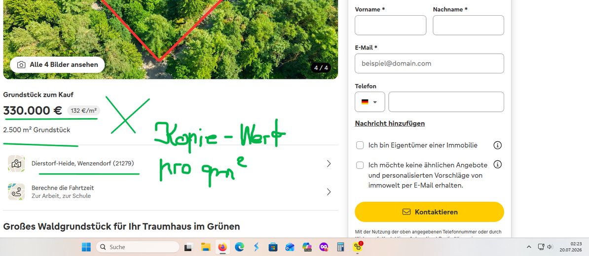 # 3 HÄUSER AUF 5.300 QM² LAND, GROßFAMILIEN-OASE MIT PRAXIS-POTENZIAL,HAMBURGER SPECKGÜRTEL # – # Wert Boden 700.000,-€ #