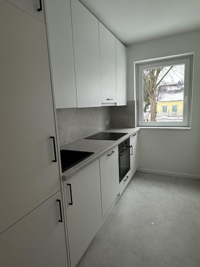 Küche mit Vinyl Boden