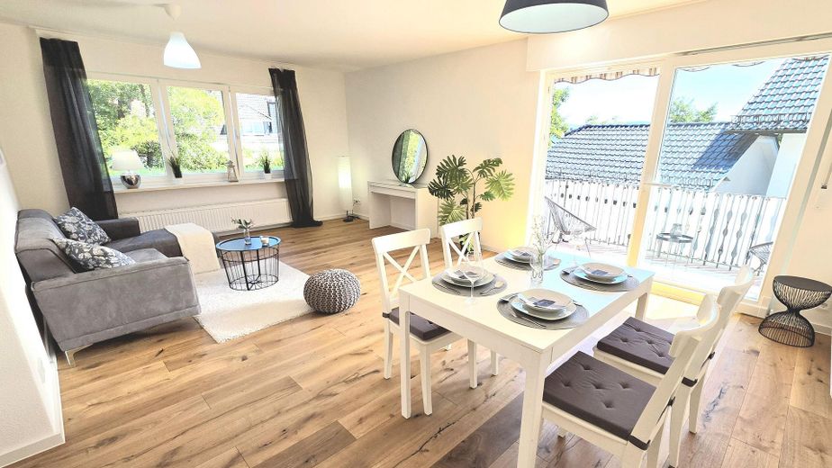 Einziehen und wohlfühlen, bezugsfertige Maisonette mit Balkon und Garten ✅provisionsfrei✅ – Titel Wohnen Essen