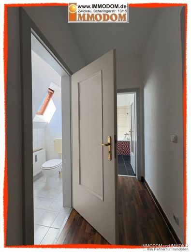 3-Zimmer-Wohnung in Zwickau-Nordvorstadt, herrschaftliches Wohnen mit großer Wohnküche, Erker und 2 Balkonen! – separates WC