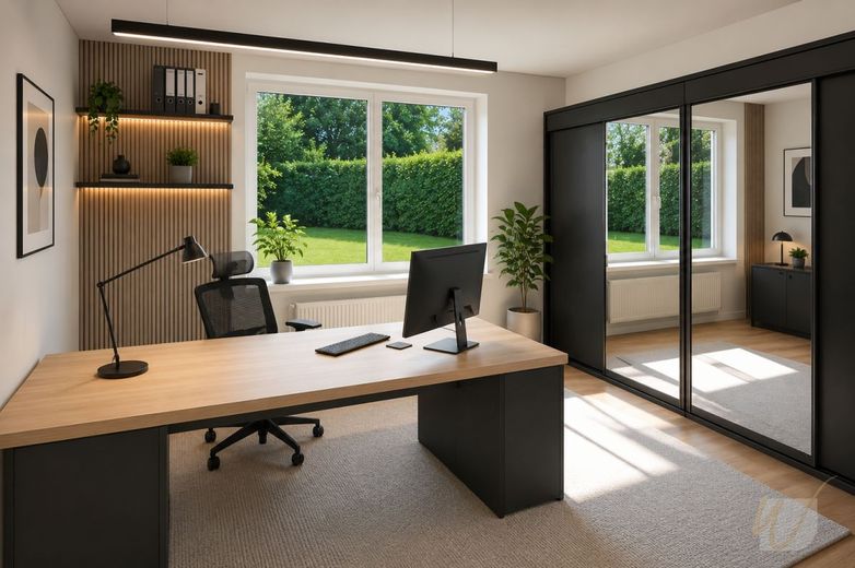 Ampia casa unifamiliare con 184 m² di superficie abitabile su un terreno da sogno di 715 m² – Büro