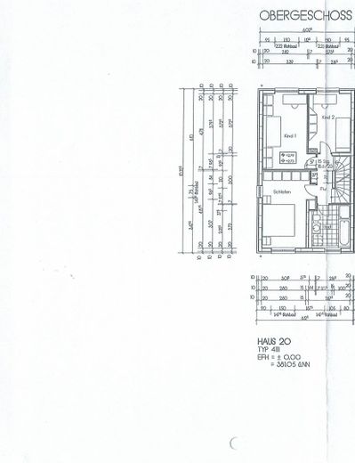 Wunderschöne Doppelhaushälfte in Etting – Grundriss 1.OG
