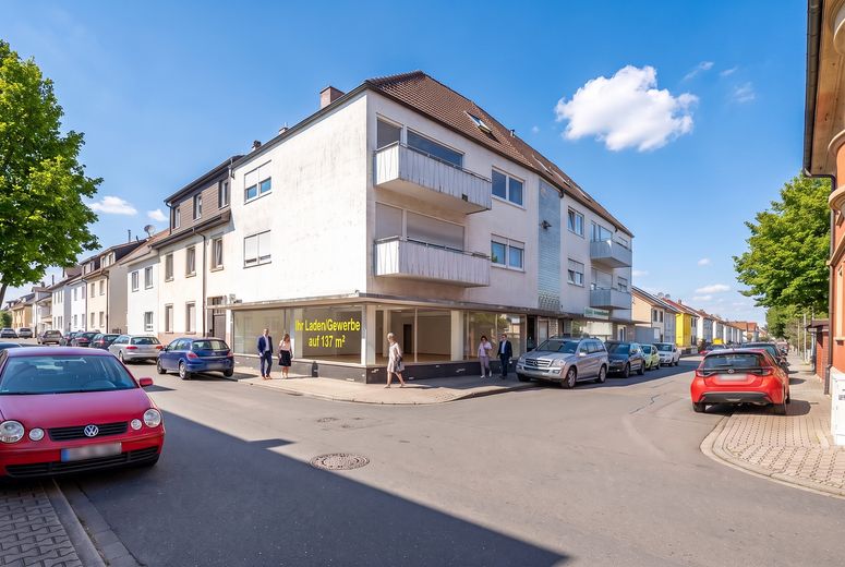 Biuro/gabinet/handel detaliczny z przemyślanym układem pomieszczeń, centrum miasta – Laden Links Gewerbe 137 m²