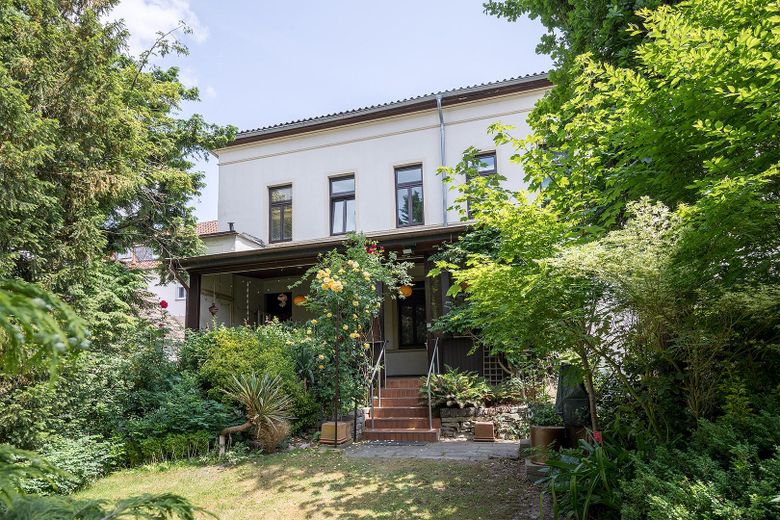 Rückansicht Garten aus Südwest