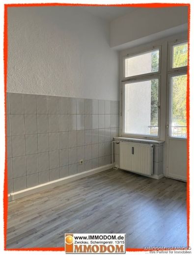 Repräsentative Büroeinheit mit Balkon, 2 WCs, Küche und großem Foyer in Zwickau-Nordvorstadt zu vermieten! – Küche