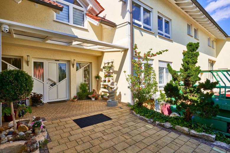 Eingang Einfamilienhaus