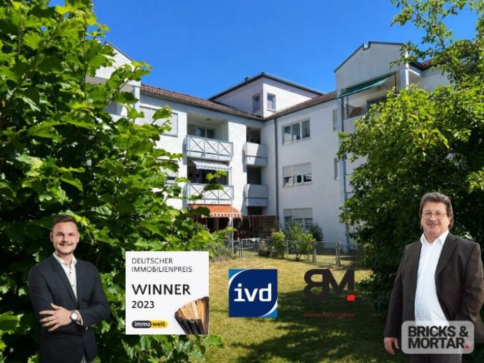 Sehr gepflegte 3-Zimmer-Wohnung mit Süd-Loggia und durchdachtem Grundriss – Fotoğraf 1