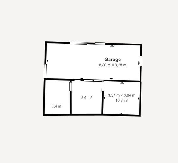 Ihr Zuhause in Falkensee – Grundriss Garage