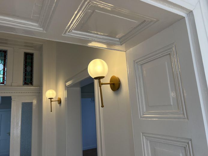 renov. Maisonette-Altbau-Whg. in Bo-Linden – Detail Kassettentür
