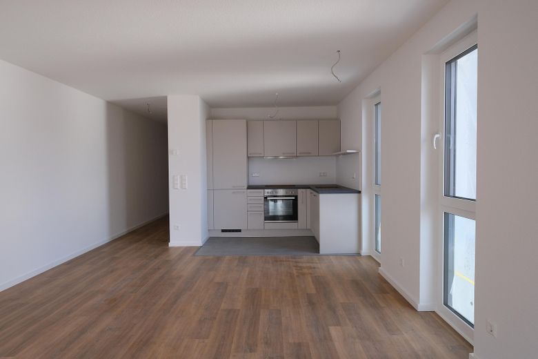 Wohnzimmer mit Wohnküche