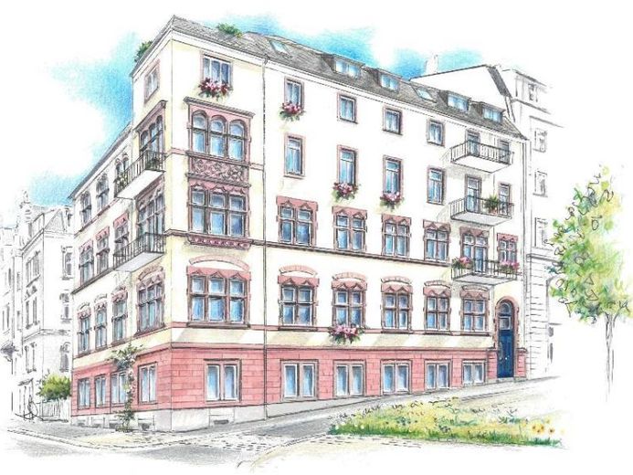 Kaiserstr. 11, Wohnung 3 ~~~ Balkon, Badezimmer mit Wanne und Dusche, Abstellraum, Keller – Foto 1