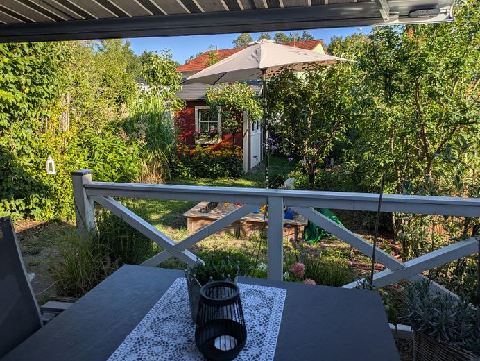 Terrasse und Garten